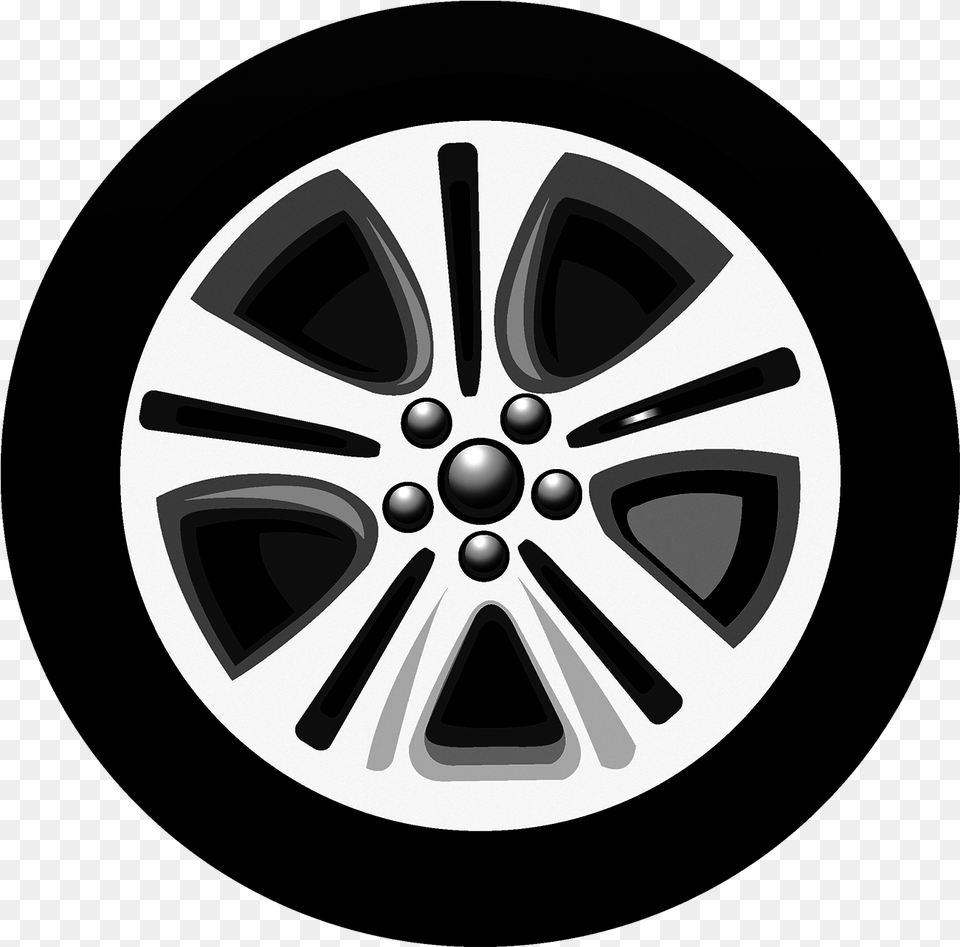 Car Tires Cartoon Car Tyre, Alloy Wheel, Car Wheel, Machine, Spoke Png