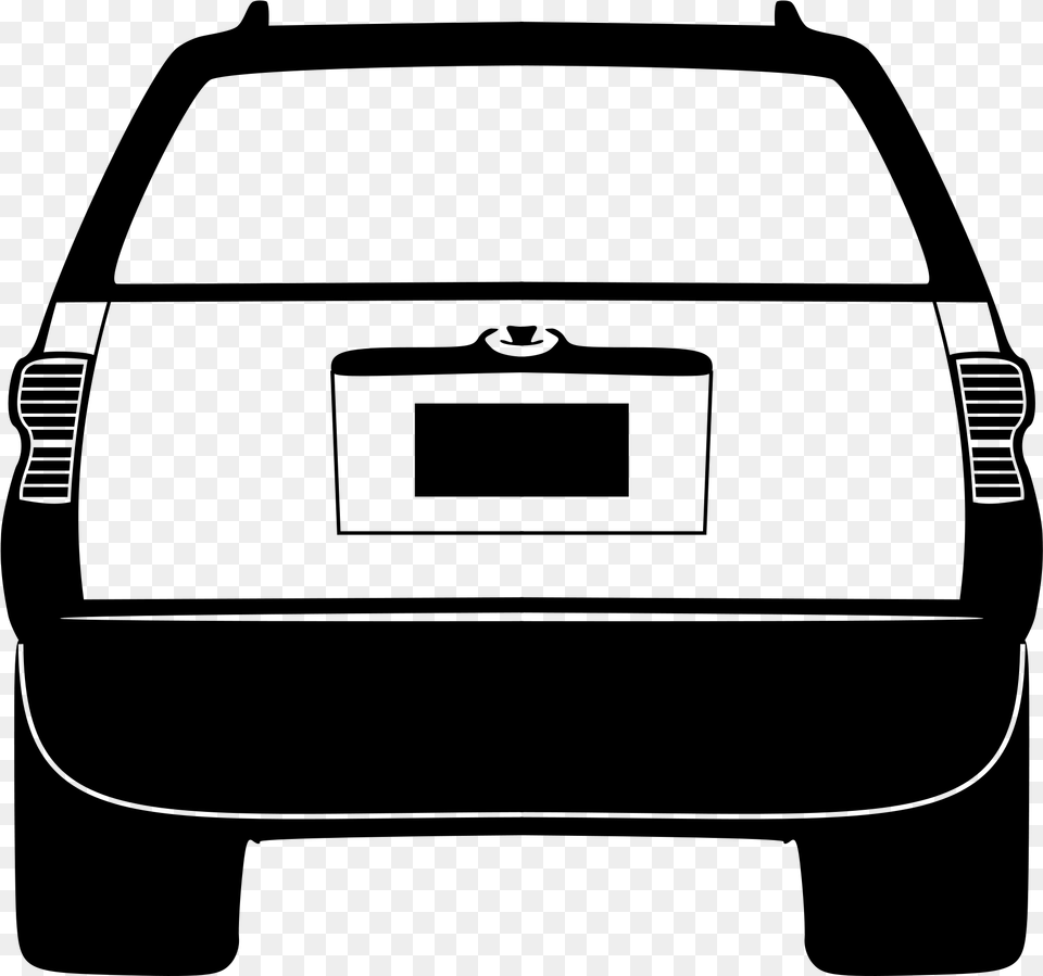 Car Top View Icon Transport Iconstop Audi Back Of Car, Gray Free Png Download