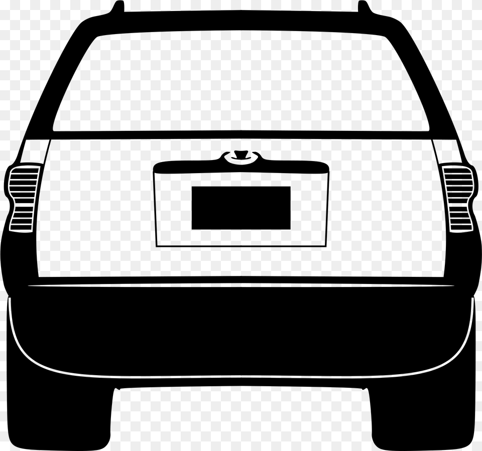 Car Top View Icon Transport Iconstop Audi Car Back Silhouette, Gray Free Transparent Png