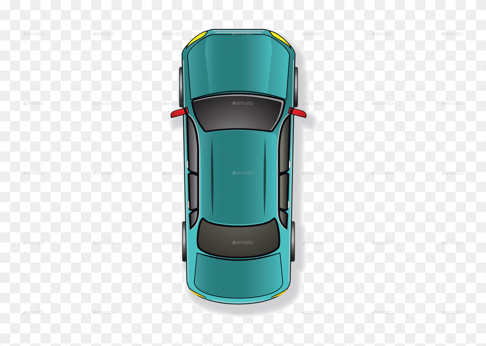 Car Top View Vector Car Clipart Top View Background, Coupe, Sports Car, Transportation, Vehicle Png