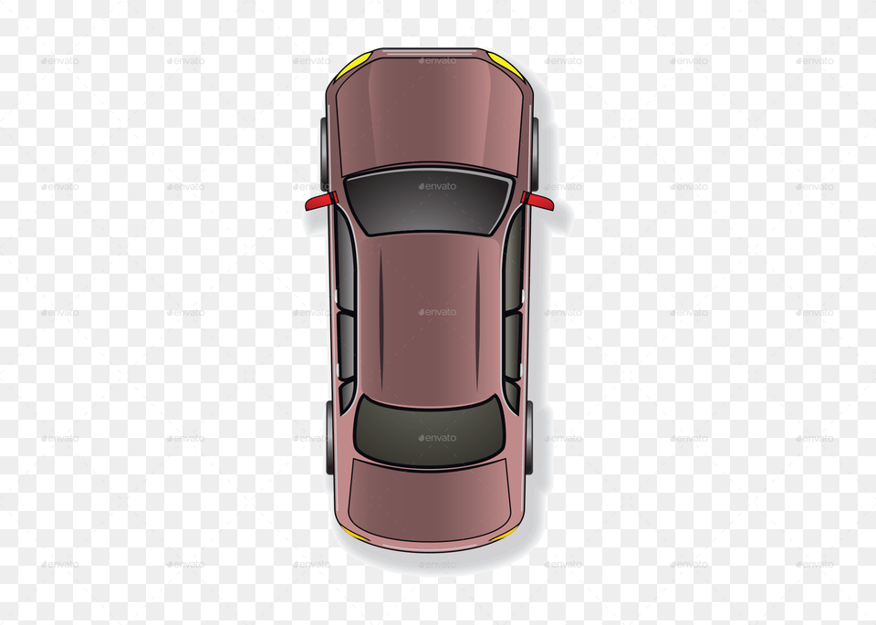 Car Top View Vector Carbon Free Png