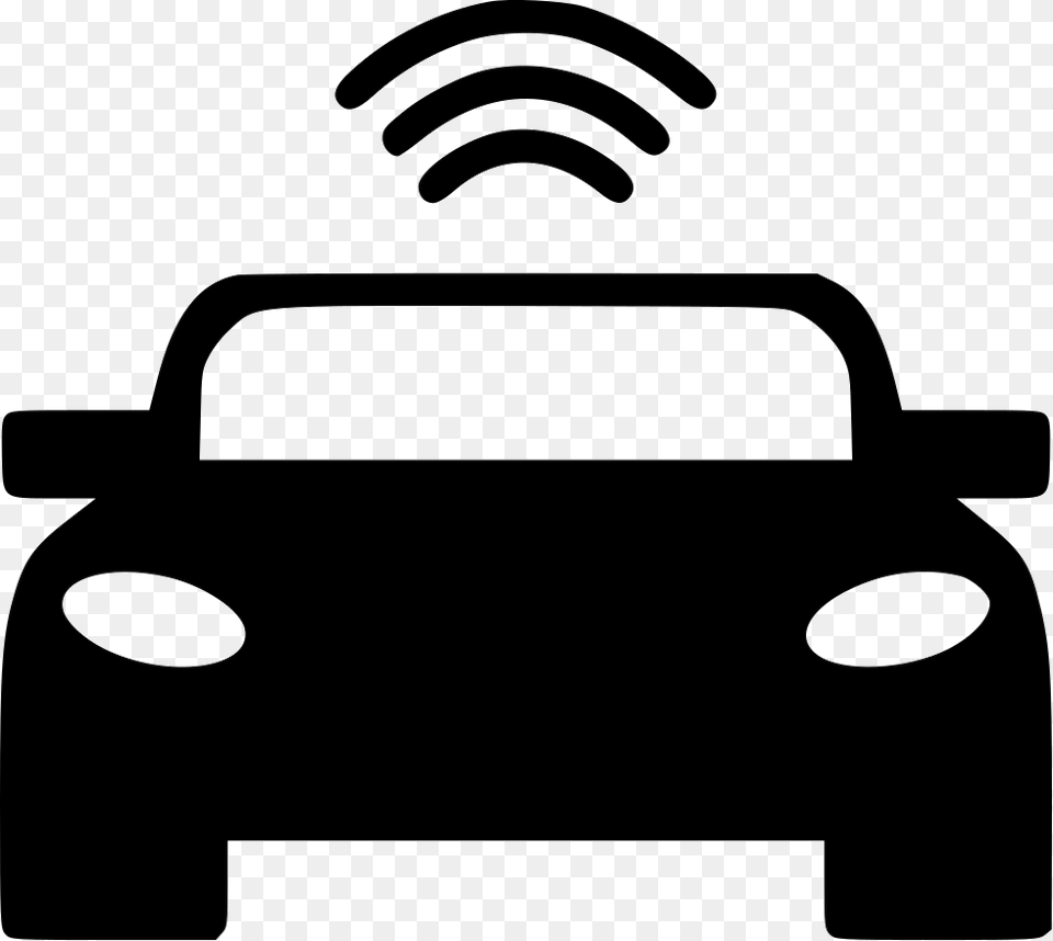 Car Transmission Signal Communication Vehicle To Vehicle Communication Icon, Stencil, Transportation Free Transparent Png