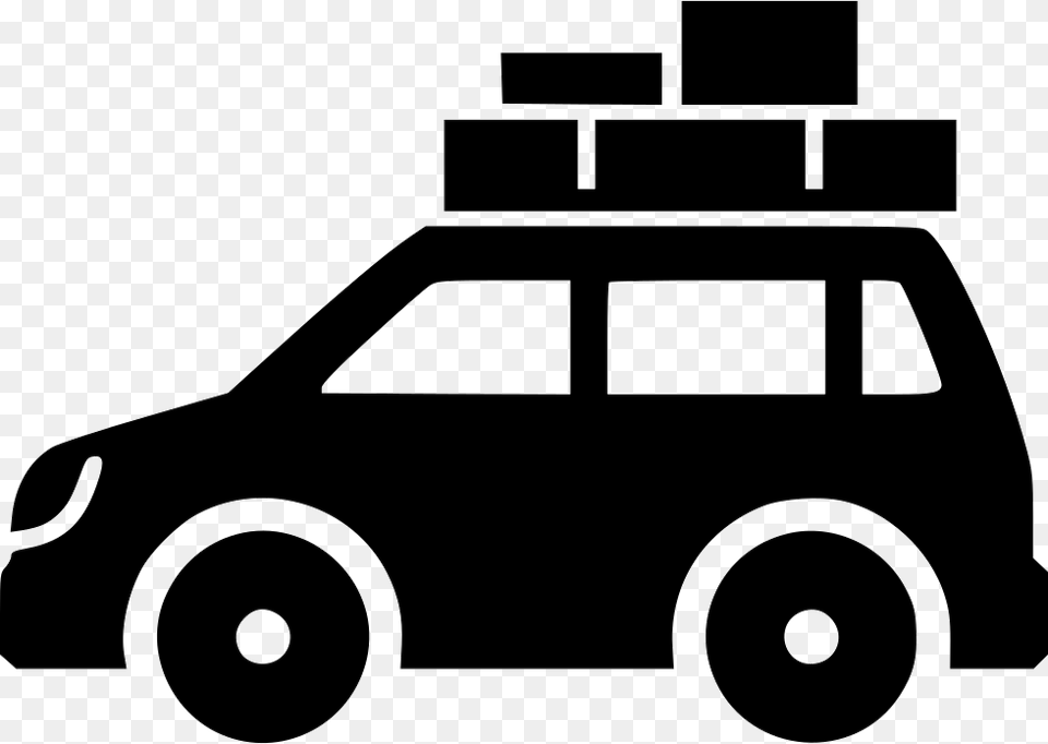 Car Traveler Adventure Holiday Transport, Stencil, Transportation, Vehicle, Moving Van Free Transparent Png