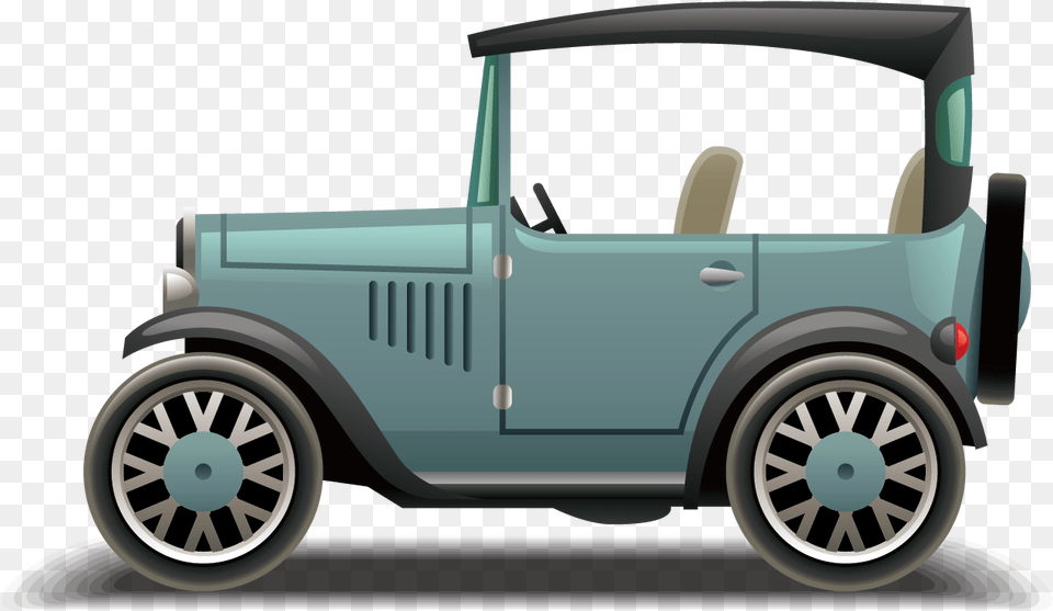 Car Vector Classic Side Euclidean Set Of 7 Cars, Antique Car, Model T, Transportation, Vehicle Free Png Download