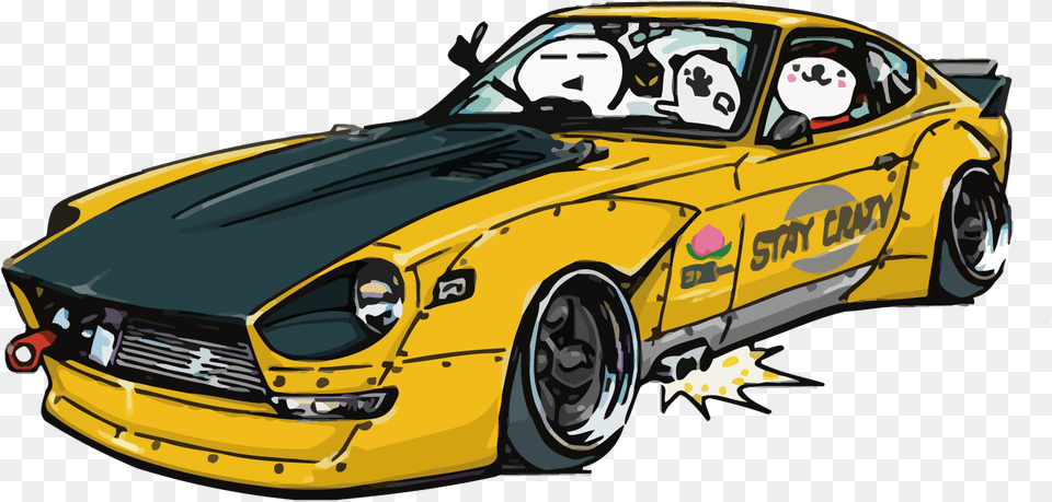 Car Vector Hd Free Crazy Car Art, Alloy Wheel, Vehicle, Transportation, Tire Png