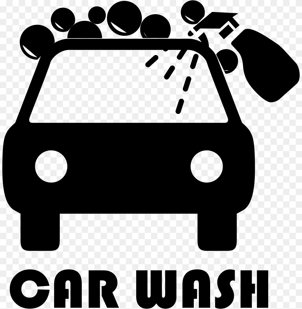 Car Wash Black And White Car Wash Black Car Wash Icon, Stencil, Ammunition, Grenade, Weapon Free Transparent Png