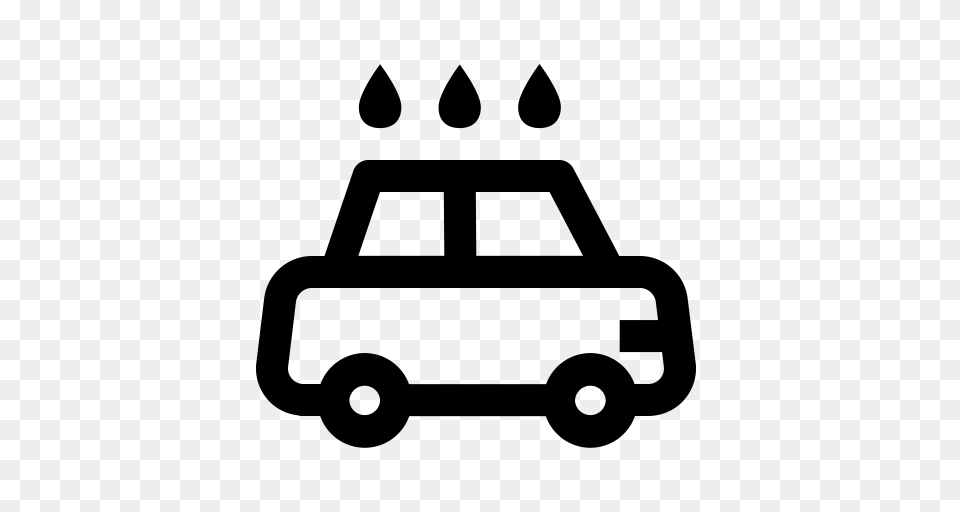 Car Wash Car Wash Carwash Icon With And Vector Format, Gray Free Transparent Png