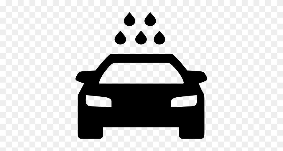 Car Wash Carwash Clean Icon With And Vector Format For, Gray Free Png