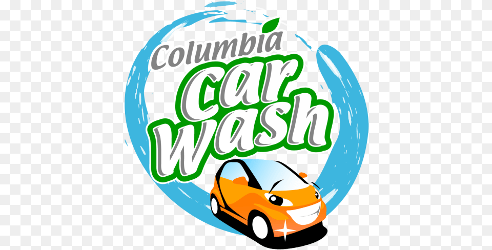 Car Wash Logo With Any Copy Right Subcompact Car, Sticker, Transportation, Vehicle, Advertisement Free Transparent Png