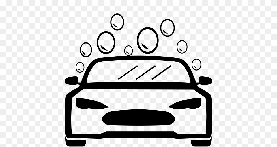 Car Wash Simplified Edition Car Wash Car Wash Service Icon, Gray Free Transparent Png