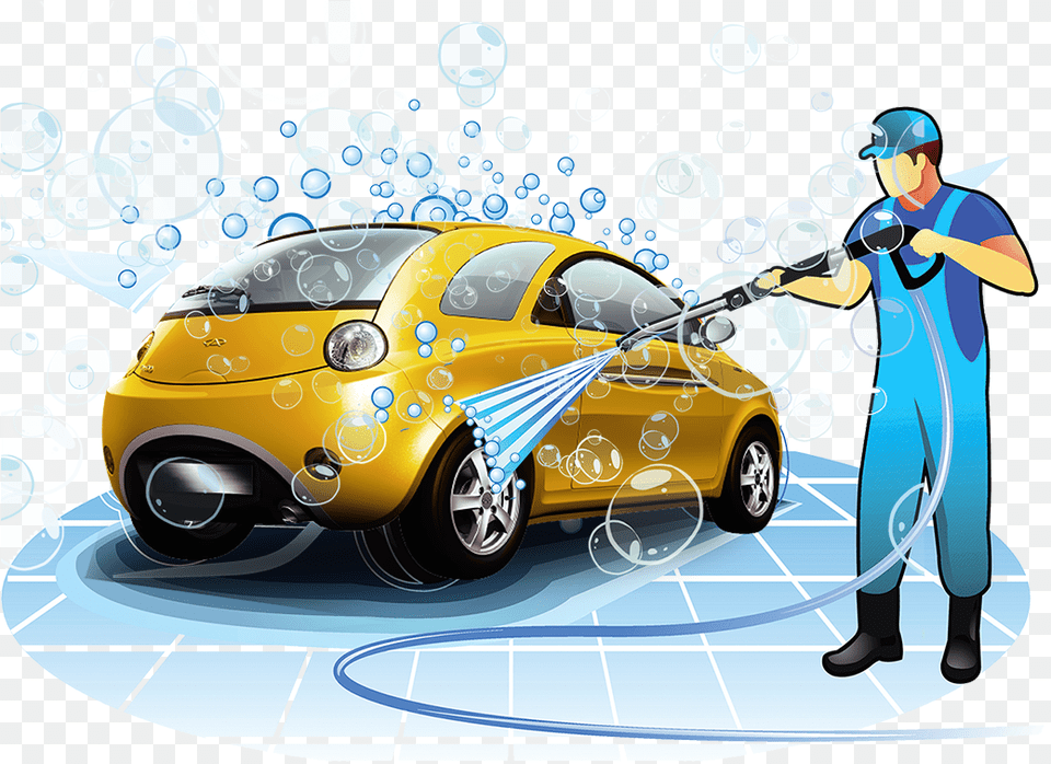 Car Washer Ist Toyota Wash Photo Clipart Car Wash Man, Vehicle, Car Wash, Transportation, Adult Free Png Download
