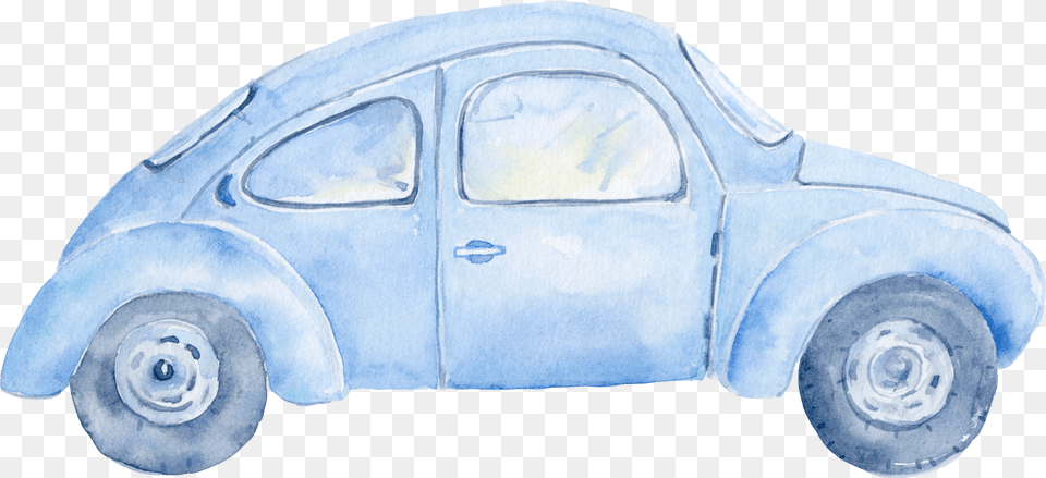 Car Watercolor Painting Clip Art Wedding Car Watercolor, Transportation, Vehicle, Machine, Wheel Free Png Download