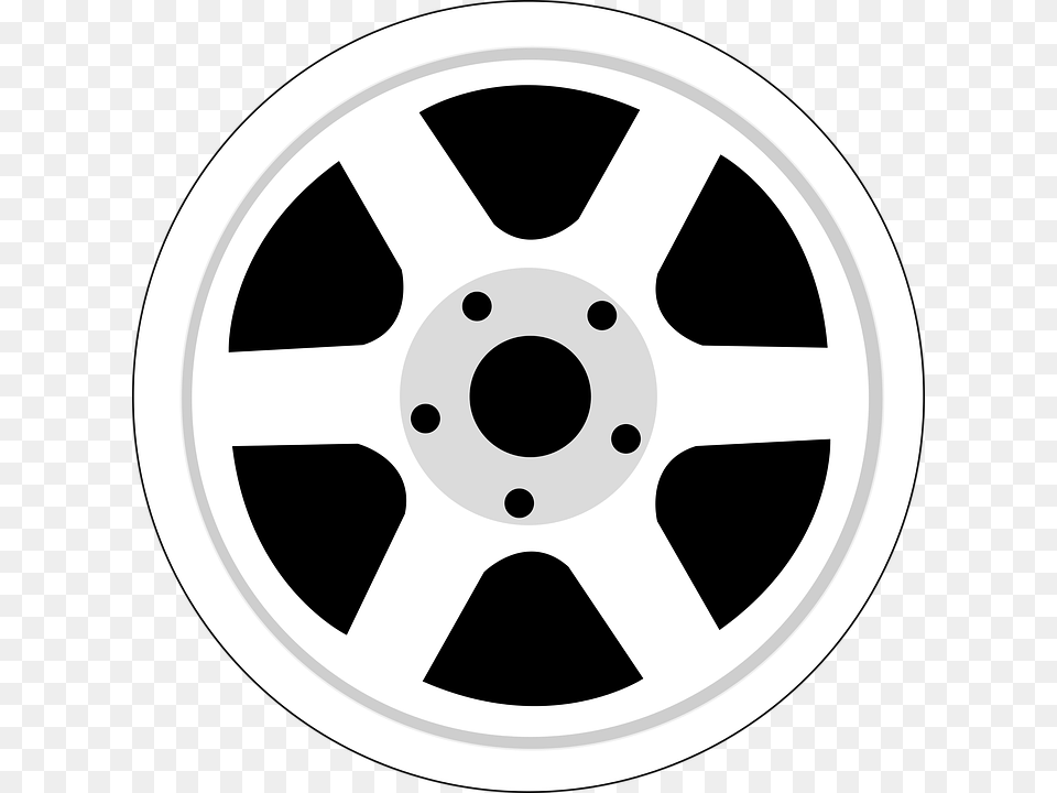 Car Wheel Clipart File Wheel Clipart, Alloy Wheel, Vehicle, Transportation, Tire Free Transparent Png