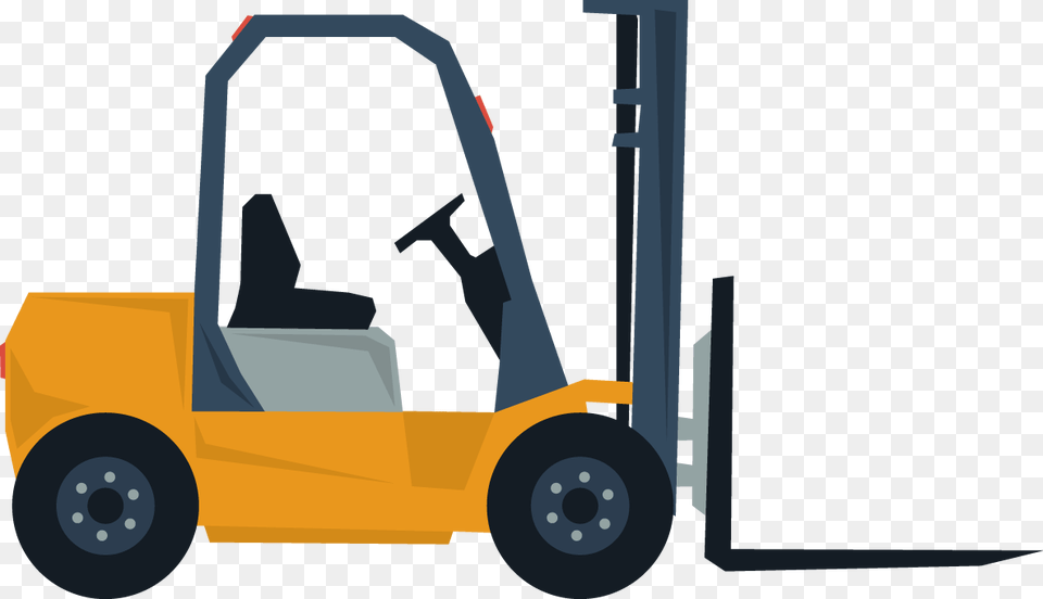 Car Wheel Forklift Automotive Design Vector Creative Transparent Background Forklift Vector, Machine, Bulldozer Free Png Download