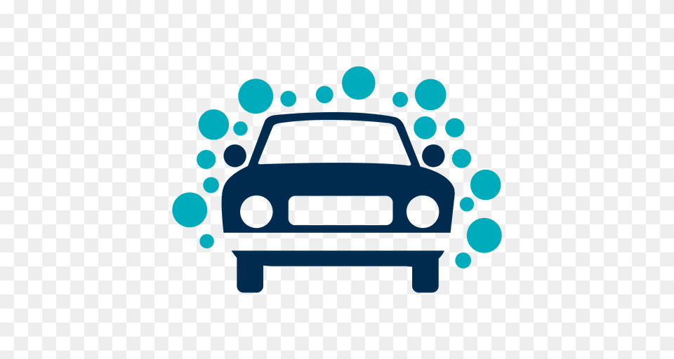 Car With Bubbles Icon, Coupe, License Plate, Sports Car, Transportation Free Transparent Png