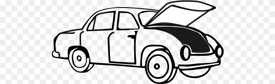 Car With Open Hood Clip Art Vector Clip Art Car Hood Open Clipart, Lighting Free Png Download