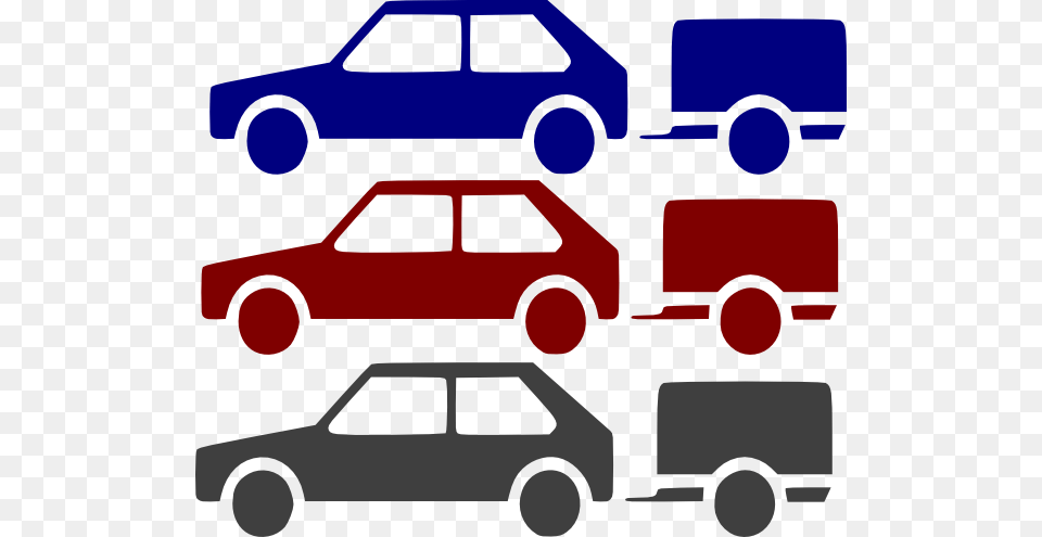 Car With Trailer Clip Art, Vehicle, Transportation, Machine, Wheel Free Png Download