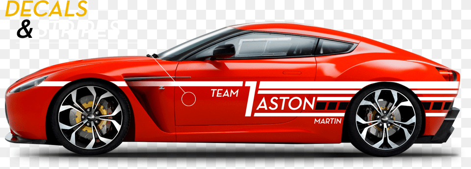 Car Wraps Aston Martin V12 Vantage Zagato, Alloy Wheel, Vehicle, Transportation, Tire Png Image