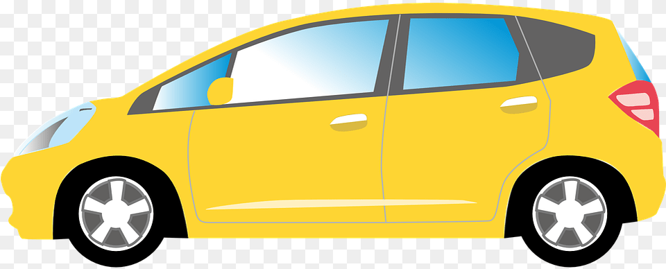 Car Yellow Auto Car Side Vector, Alloy Wheel, Car Wheel, Machine, Spoke Free Png Download