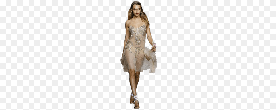 Cara Delevigne Catwalk Fashion Model Catwalk, Clothing, Dress, Evening Dress, Formal Wear Png