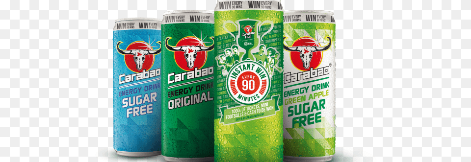 Carabao Green Apple Energy Drink, Tin, Can, Alcohol, Beverage Free Png