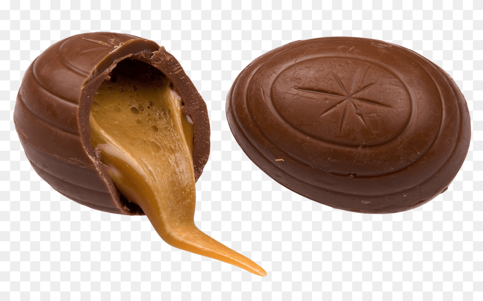 Caramel And Chocolate Easter Egg, Plate, Dessert, Food Png Image