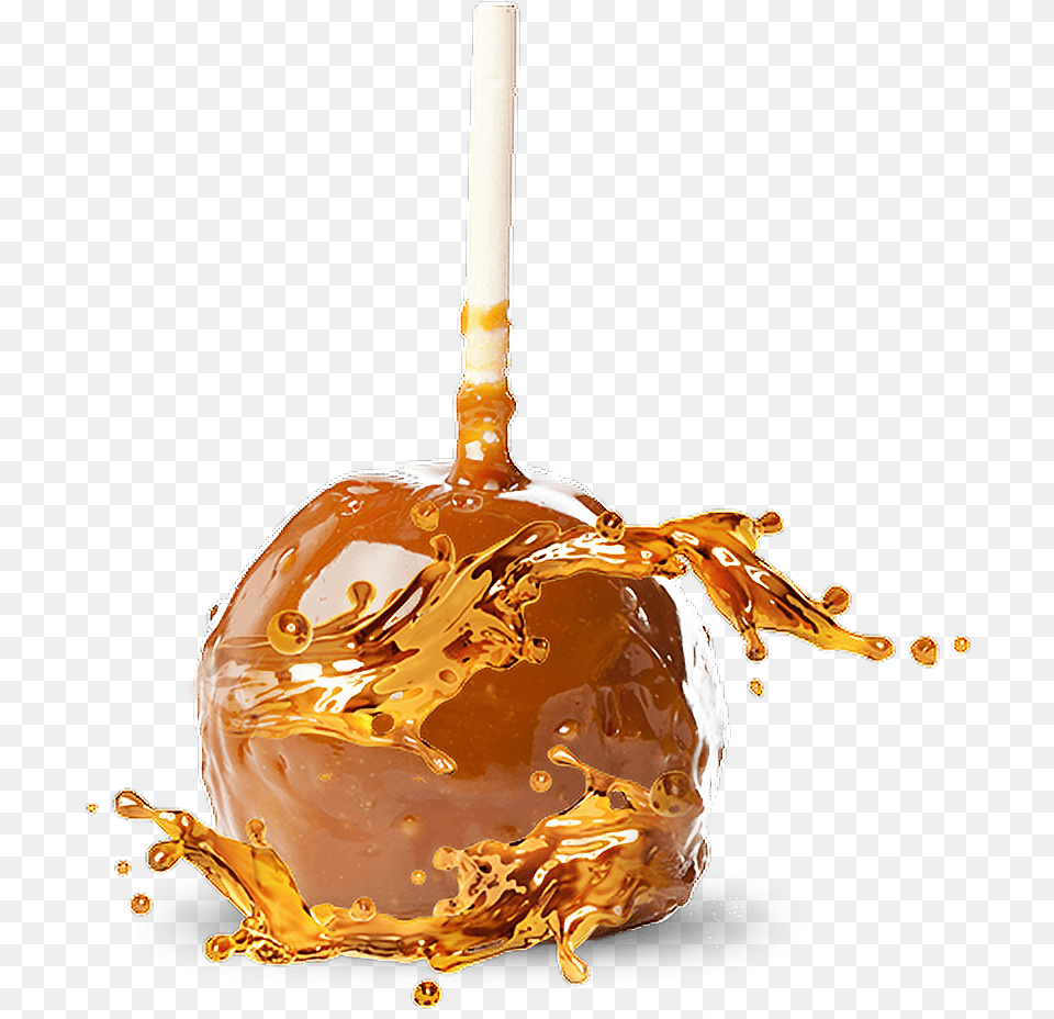 Caramel Apple, Dessert, Food, Smoke Pipe Png Image