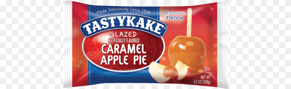 Caramel Apple Glazed Pie Tastykake Tasty Cake Apple Pie, Food, Ketchup, Dessert Png Image