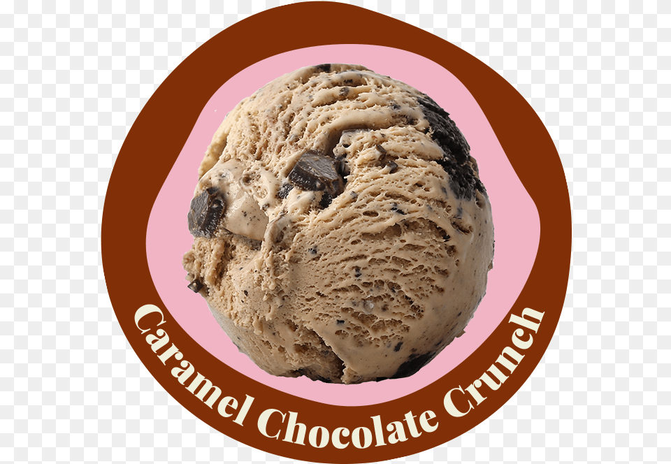Caramel Choc Crunch Caramel Chocolate Crunch Ice Cream, Dessert, Food, Ice Cream, Soft Serve Ice Cream Png
