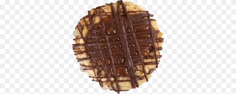 Caramel Chocolate Cookie Matzo, Food, Cream, Dessert, Icing Free Png