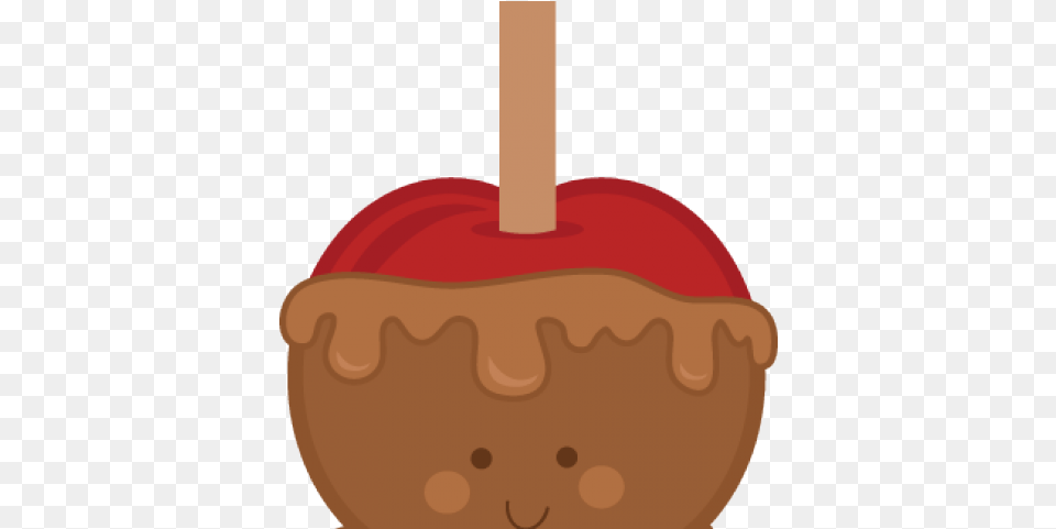 Caramel Clipart Taffy Apple Cute Caramel Apple Clipart, Food, Produce, Sweets, Dessert Png Image