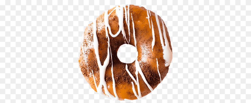 Caramel Macchiato Donuts Top View, Food, Sweets, Bread, Donut Png Image