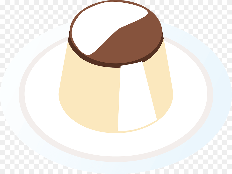 Caramel Pudding Dessert Clipart, Cream, Food, Icing, Ice Cream Png