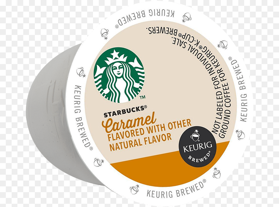 Caramel Starbucks New Logo 2011, Bottle, Disk, Face, Head Free Png Download