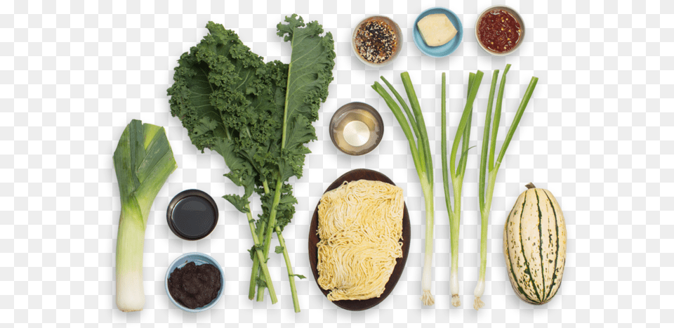 Caramelized Leek Amp Barley Miso Ramen With Delicata Superfood, Food, Produce, Bread Free Png