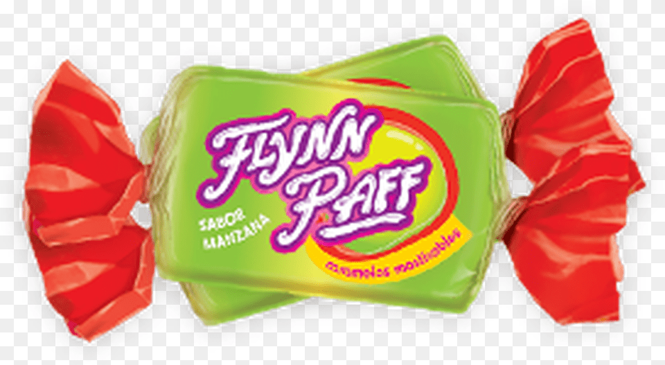 Caramelos Flynn Paff Manzana Apple Flavored Soft Candy 560 G 1975 Oz Box Flynn Paff, Gum, Food, Sweets, First Aid Free Png