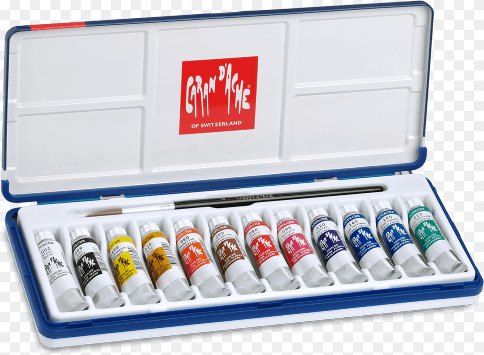 Caran D Ache Gouache, Paint Container, First Aid, Furniture Free Png Download