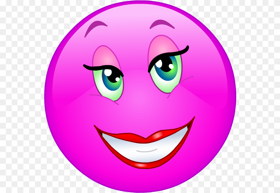 Caras Emoji Emoji Clipart Emojis Smiley Faces Emoticon Pink Smiley Face Emoji, Purple, Head, Person, Sphere Png