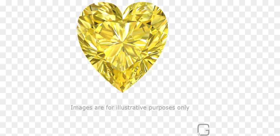 Carat Light Fancy Yellow Diamond Gia Yellow Colour Heart Shaped Diamond, Accessories, Gemstone, Jewelry Free Transparent Png