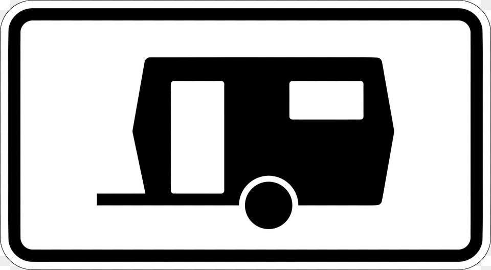 Caravans Can Park Here Without The Usual Two Week Temporal Parking Restriction Clipart, Symbol, First Aid Free Png