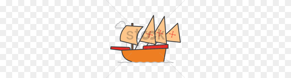 Caravel Clipart, Boat, Sailboat, Transportation, Vehicle Png