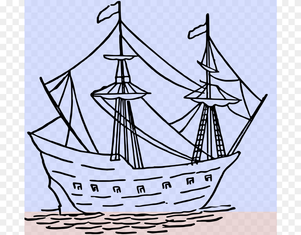 Caravel Sailing Ship Animated Film Viking Ships Drawings Of A Caravel, Boat, Sailboat, Transportation, Vehicle Free Png