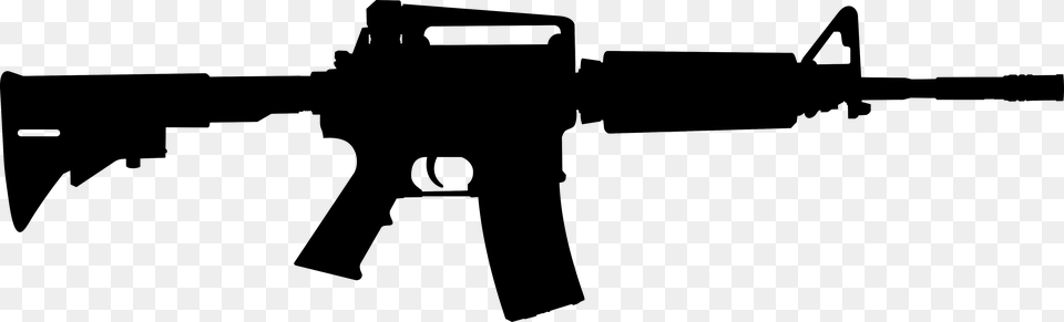 Carbine Airsoft Gun Hop Up Metal M16 Clipart, Firearm, Machine Gun, Rifle, Weapon Free Png Download