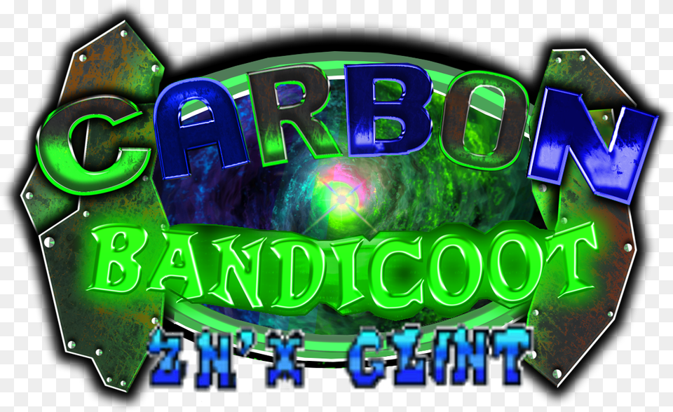 Carbon Bandicoot Zn39x Glint Game Logo Graphic Design, Light Free Png