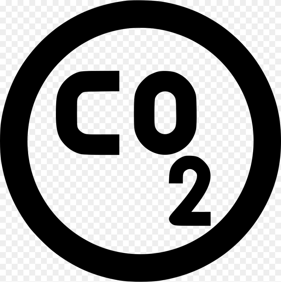 Carbon Dioxide Comments Black Call Icon, Symbol, Number, Text Png