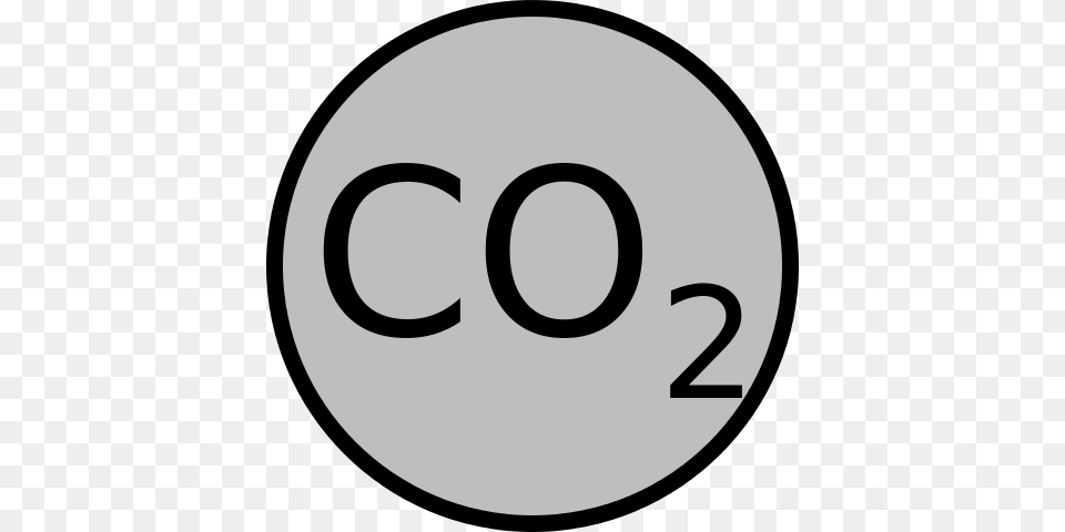 Carbon Dioxide Symbol, Number, Text, Disk Free Png
