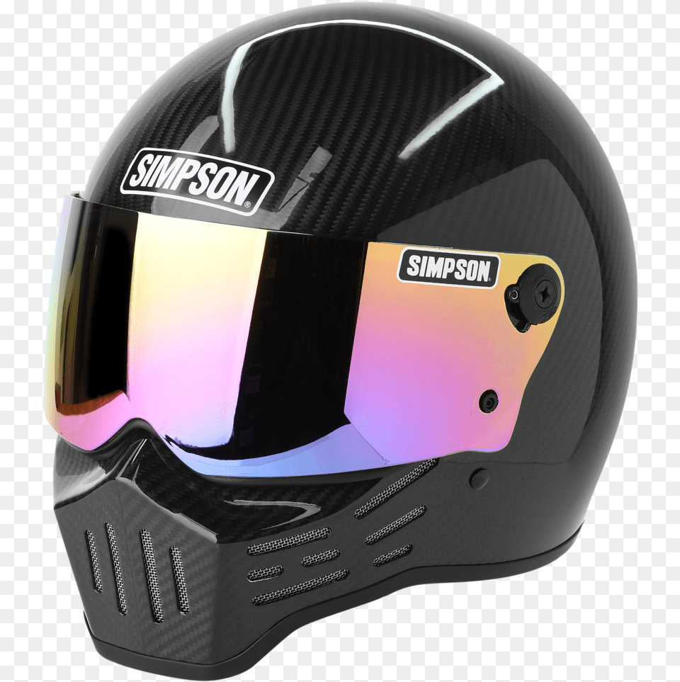 Carbon Fiber Simpson Helmet, Crash Helmet Free Png Download
