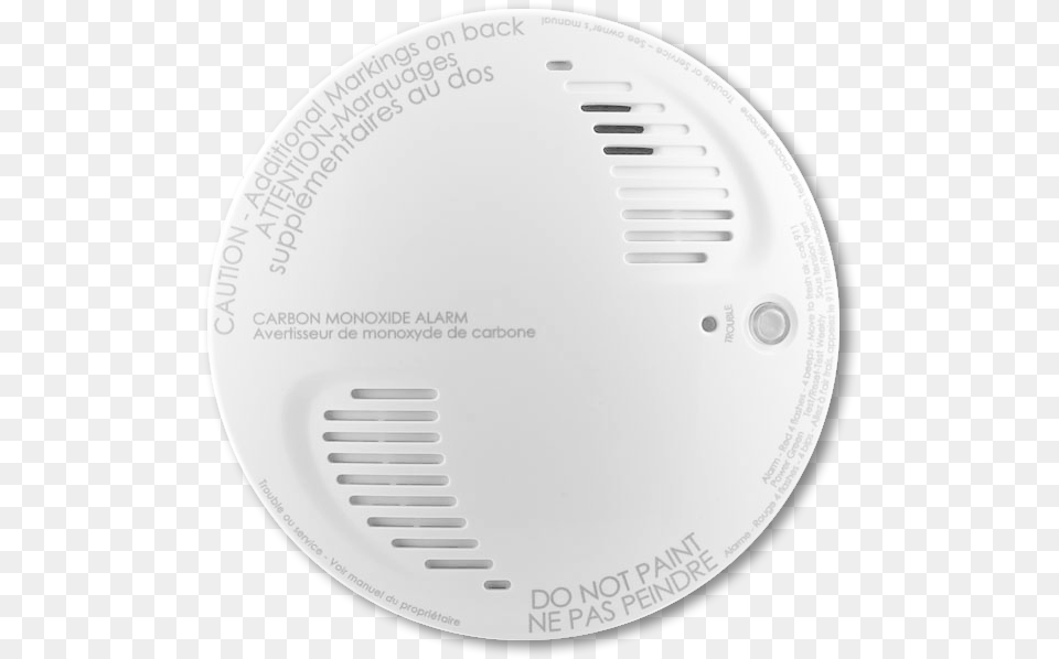 Carbon Monoxide Detection Smoke Detector, Disk Free Png Download