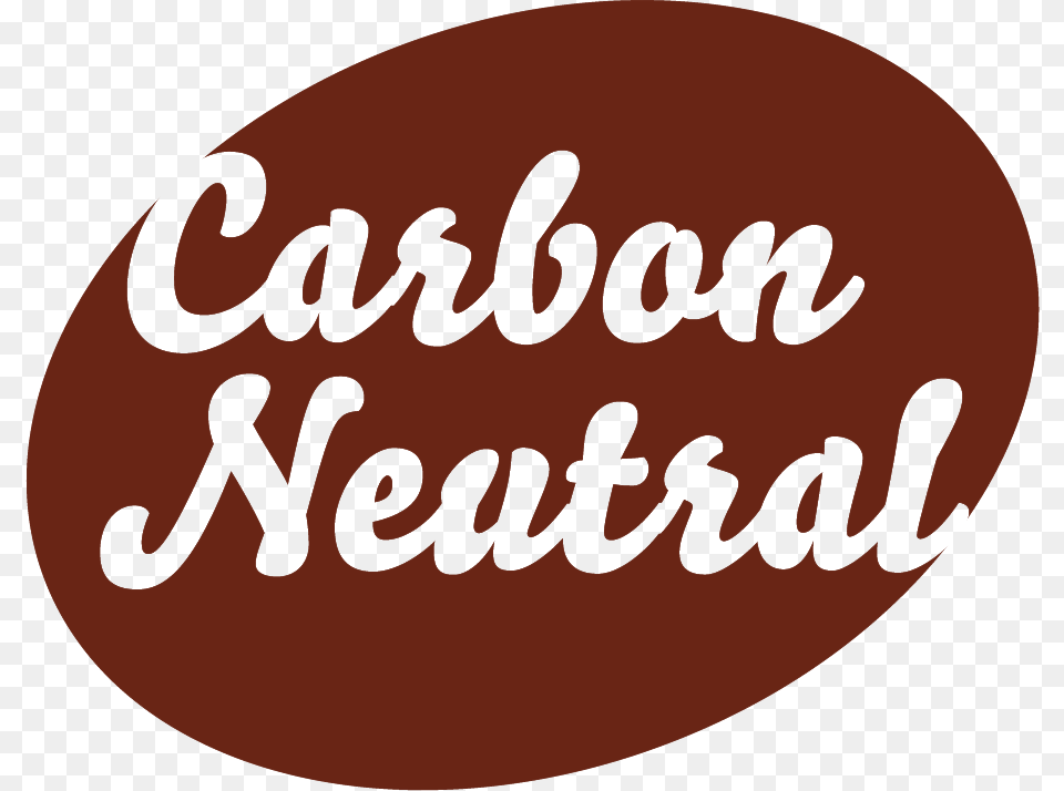 Carbon Neutral Calligraphy, Maroon Png Image