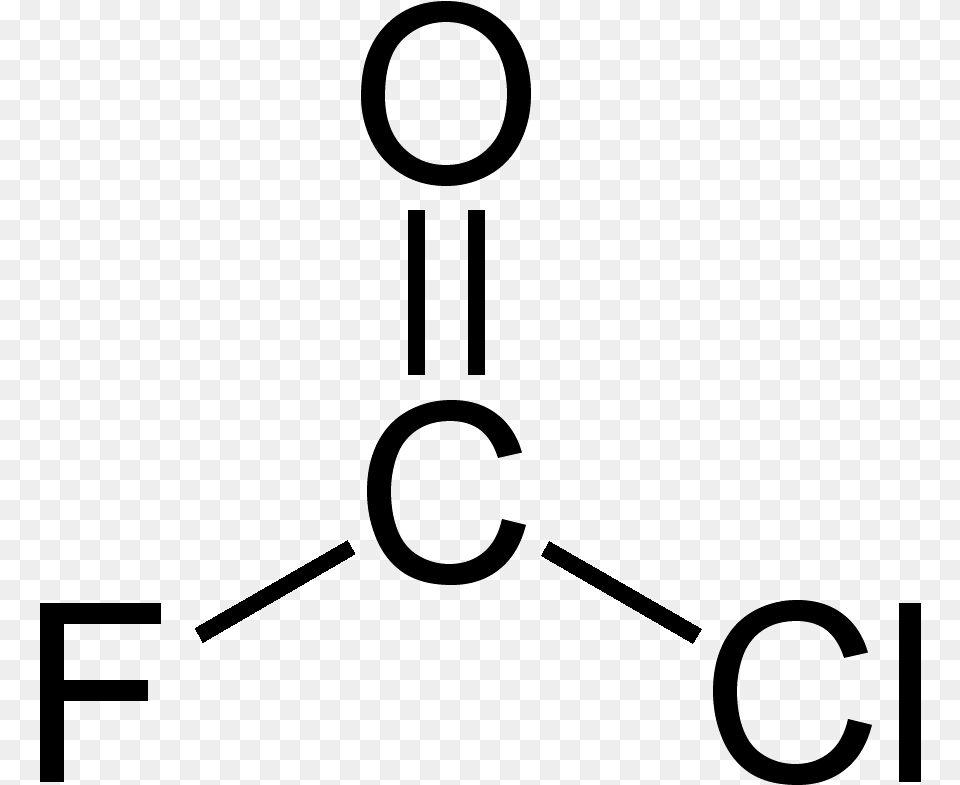 Carbonyl Chlorofluoride 2d Keton, Gray Png